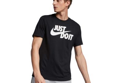 NIKE SPORTSWEAR `JUST DO IT` SWOOSH TEE ΜΑΥΡΟ - NIKE - 